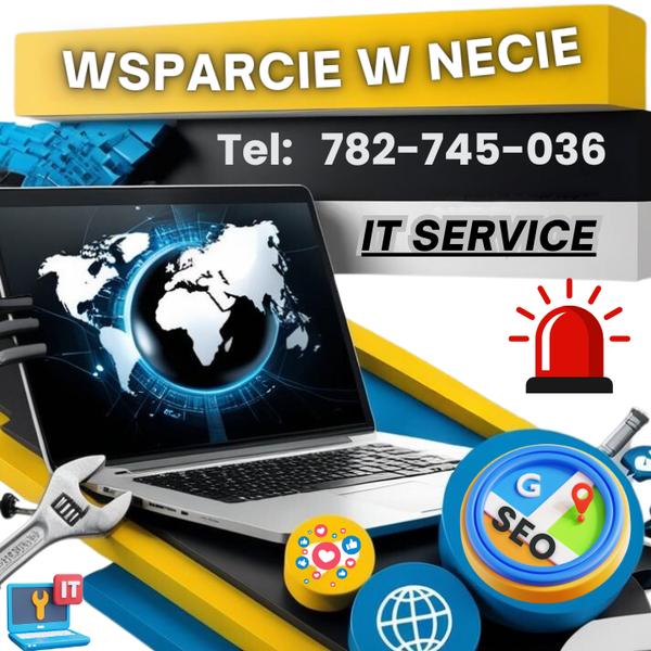 Zdjęcie na okładce dla Wsparcie w Necie Usługi Informatyczne Łukasz Kowalski